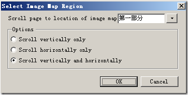 Scroll to Image Map Region